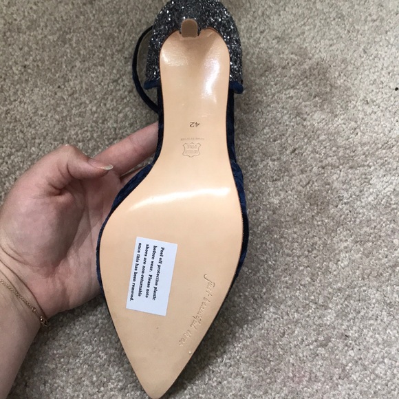 Blue sparkly heels - Picture 8 of 8